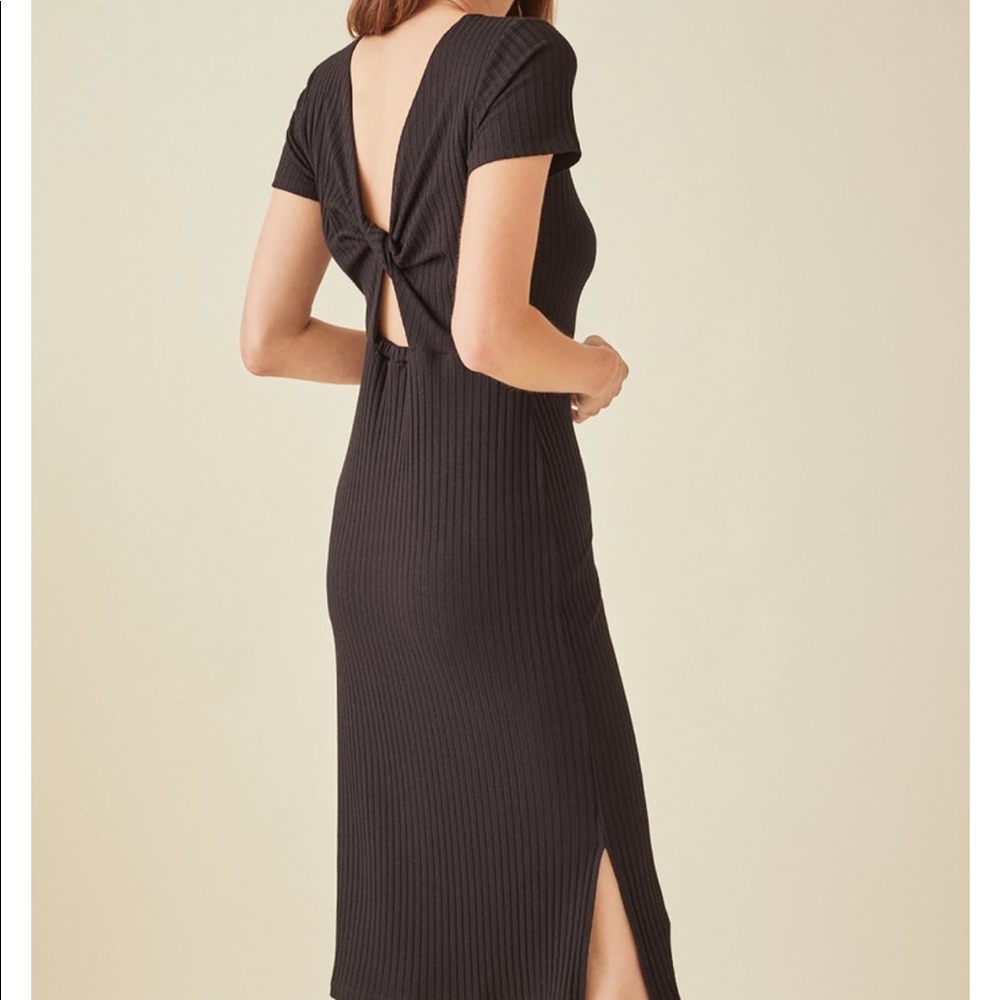 Amour Vert twist back dress